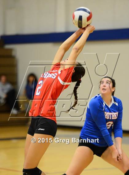 Thumbnail 3 in Yuba City vs. Christian Brothers photogallery.