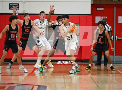 Thumbnail 3 in Village Christian vs. Damien photogallery.