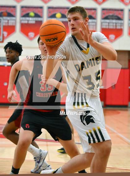 Thumbnail 3 in Village Christian vs. Damien photogallery.