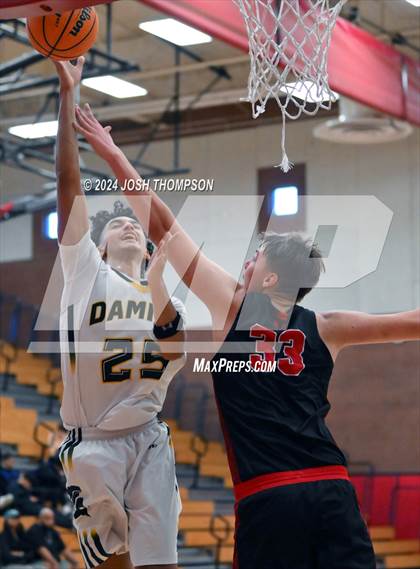 Thumbnail 2 in Village Christian vs. Damien photogallery.