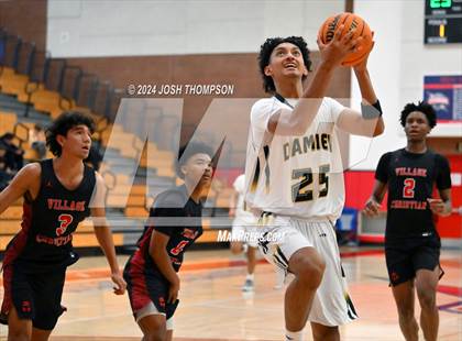 Thumbnail 1 in Village Christian vs. Damien photogallery.