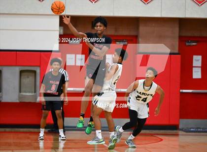 Thumbnail 2 in Village Christian vs. Damien photogallery.