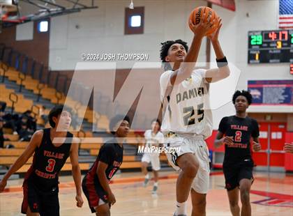 Thumbnail 2 in Village Christian vs. Damien photogallery.
