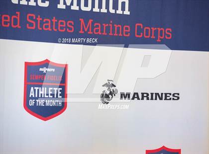 Thumbnail 1 in Marines H.S. Male Athlete of the Month - Collin Sutton  photogallery.
