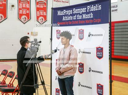 Thumbnail 1 in Marines H.S. Male Athlete of the Month - Collin Sutton  photogallery.