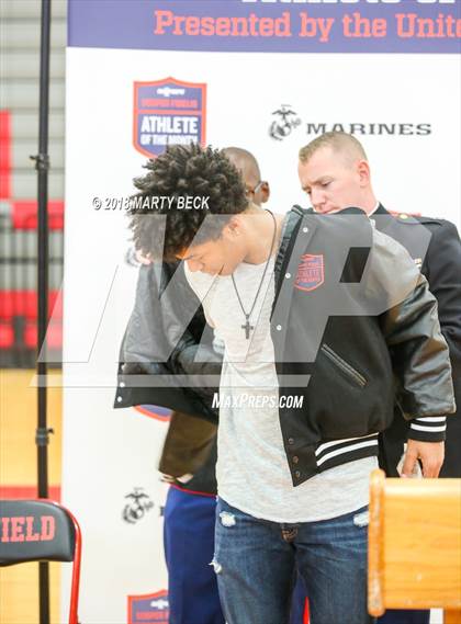 Thumbnail 1 in Marines H.S. Male Athlete of the Month - Collin Sutton  photogallery.