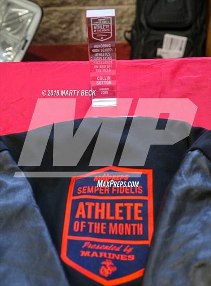 Thumbnail 2 in Marines H.S. Male Athlete of the Month - Collin Sutton  photogallery.