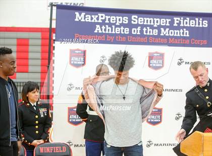 Thumbnail 2 in Marines H.S. Male Athlete of the Month - Collin Sutton  photogallery.