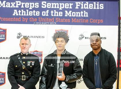 Thumbnail 1 in Marines H.S. Male Athlete of the Month - Collin Sutton  photogallery.