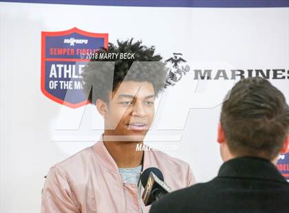 Thumbnail 1 in Marines H.S. Male Athlete of the Month - Collin Sutton  photogallery.