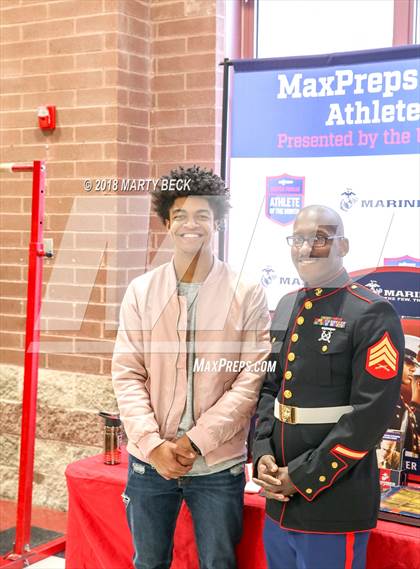 Thumbnail 1 in Marines H.S. Male Athlete of the Month - Collin Sutton  photogallery.