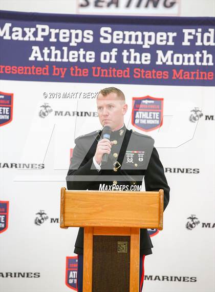 Thumbnail 2 in Marines H.S. Male Athlete of the Month - Collin Sutton  photogallery.