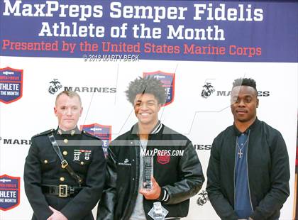 Thumbnail 2 in Marines H.S. Male Athlete of the Month - Collin Sutton  photogallery.