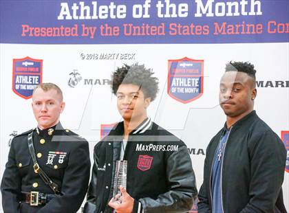 Thumbnail 3 in Marines H.S. Male Athlete of the Month - Collin Sutton  photogallery.