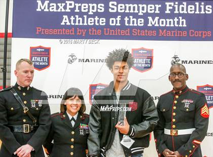 Thumbnail 3 in Marines H.S. Male Athlete of the Month - Collin Sutton  photogallery.