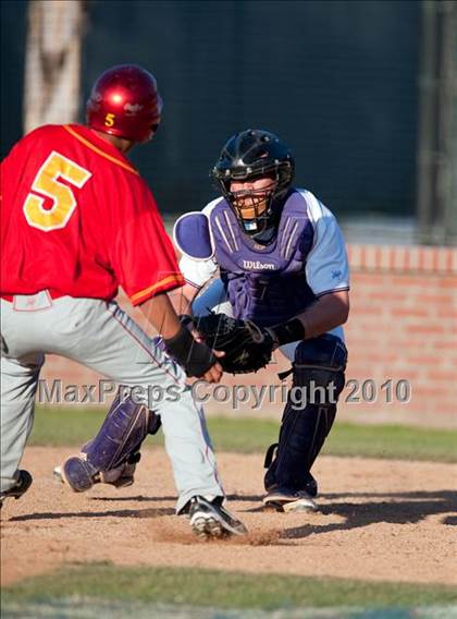 Thumbnail 3 in Palm Desert vs. Notre Dame Prep (Diamond Sports National Classic) photogallery.
