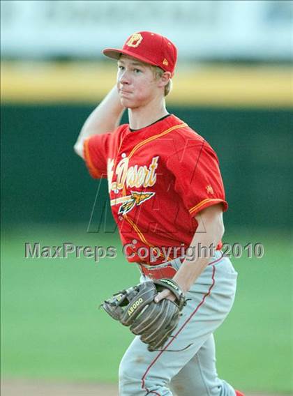 Thumbnail 1 in Palm Desert vs. Notre Dame Prep (Diamond Sports National Classic) photogallery.