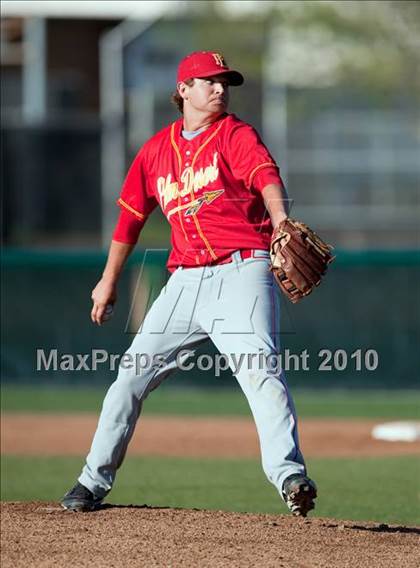 Thumbnail 3 in Palm Desert vs. Notre Dame Prep (Diamond Sports National Classic) photogallery.