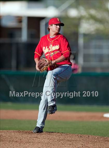 Thumbnail 3 in Palm Desert vs. Notre Dame Prep (Diamond Sports National Classic) photogallery.