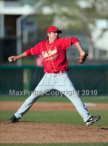Thumbnail 1 in Palm Desert vs. Notre Dame Prep (Diamond Sports National Classic) photogallery.