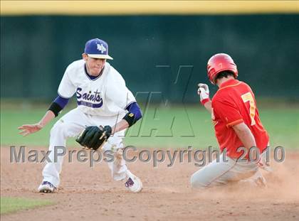 Thumbnail 3 in Palm Desert vs. Notre Dame Prep (Diamond Sports National Classic) photogallery.