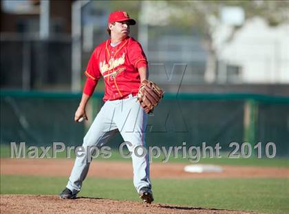 Thumbnail 3 in Palm Desert vs. Notre Dame Prep (Diamond Sports National Classic) photogallery.