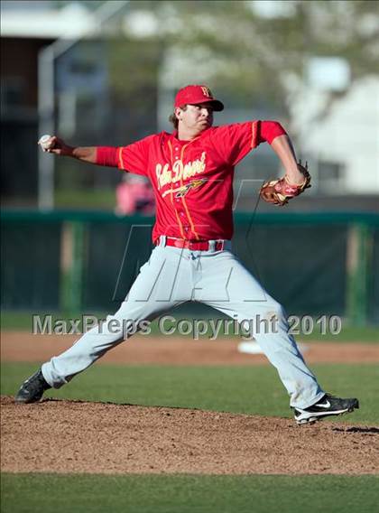 Thumbnail 3 in Palm Desert vs. Notre Dame Prep (Diamond Sports National Classic) photogallery.