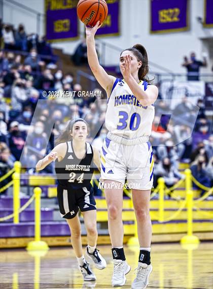 Thumbnail 2 in Noblesville vs Homestead  (IHSAA 4A Regional Semifinal) photogallery.