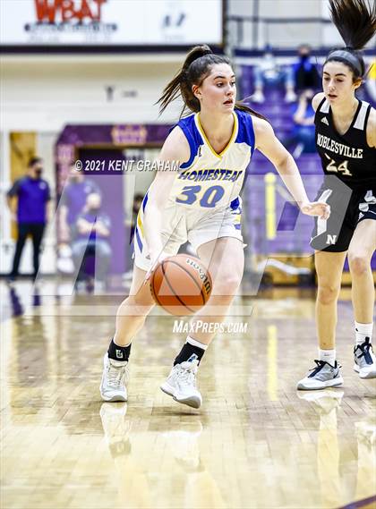 Thumbnail 3 in Noblesville vs Homestead  (IHSAA 4A Regional Semifinal) photogallery.