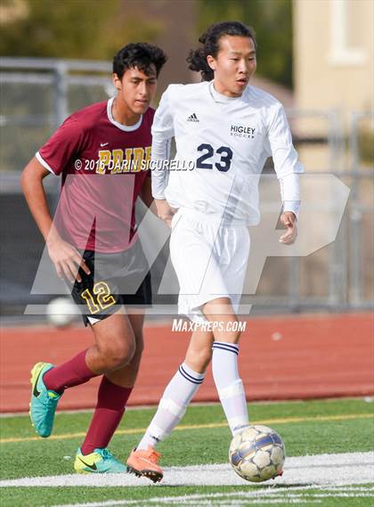 Thumbnail 1 in Mountain Pointe vs Higley (Coyote Classic Tournament )  photogallery.