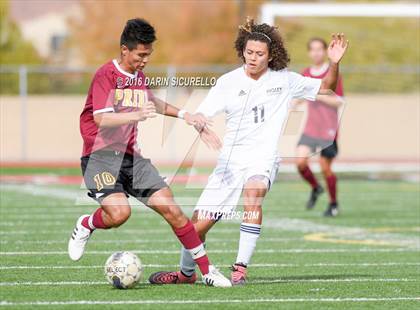 Thumbnail 1 in Mountain Pointe vs Higley (Coyote Classic Tournament )  photogallery.