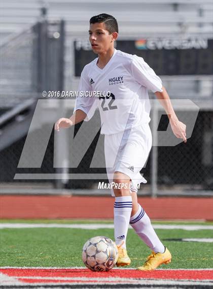 Thumbnail 1 in Mountain Pointe vs Higley (Coyote Classic Tournament )  photogallery.