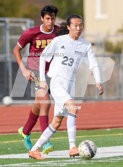 Thumbnail 2 in Mountain Pointe vs Higley (Coyote Classic Tournament )  photogallery.