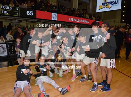 Thumbnail 3 in Valhalla vs. Byram Hills (NYSPHSAA Section 1 Class B Final) photogallery.