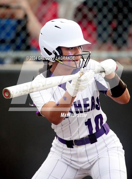Thumbnail 2 in Paschal [R. L.] vs Keller (UIL 6A Softball Area Game 2) photogallery.