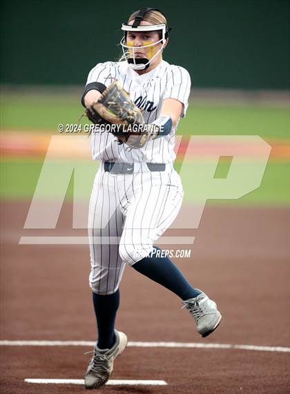 Thumbnail 2 in Paschal [R. L.] vs Keller (UIL 6A Softball Area Game 2) photogallery.
