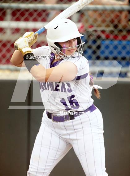 Thumbnail 2 in Paschal [R. L.] vs Keller (UIL 6A Softball Area Game 2) photogallery.