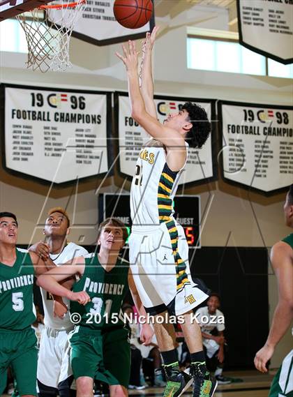 Thumbnail 2 in Providence vs Eisenhower (D1 Bound So Cal Christmas Classic) photogallery.