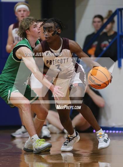 Thumbnail 2 in Prescott vs. Genoa Central (AAA 3A-7 District Tournament) photogallery.