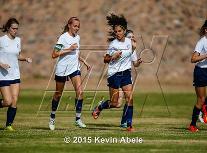 Thumbnail 3 in Phoenix Country Day vs Scottsdale Prep (PCDS Girls Soccer Desert Classic) photogallery.