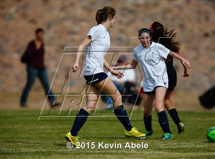Thumbnail 3 in Phoenix Country Day vs Scottsdale Prep (PCDS Girls Soccer Desert Classic) photogallery.