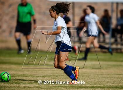 Thumbnail 3 in Phoenix Country Day vs Scottsdale Prep (PCDS Girls Soccer Desert Classic) photogallery.