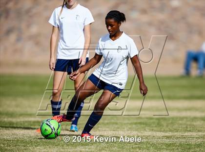 Thumbnail 2 in Phoenix Country Day vs Scottsdale Prep (PCDS Girls Soccer Desert Classic) photogallery.