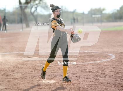 Thumbnail 2 in Arizona Lutheran Academy vs Phoenix Christian (Chandler Prep Softball Classic) photogallery.