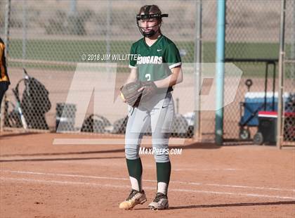 Thumbnail 3 in Arizona Lutheran Academy vs Phoenix Christian (Chandler Prep Softball Classic) photogallery.