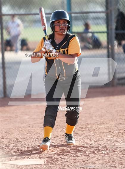 Thumbnail 3 in Arizona Lutheran Academy vs Phoenix Christian (Chandler Prep Softball Classic) photogallery.