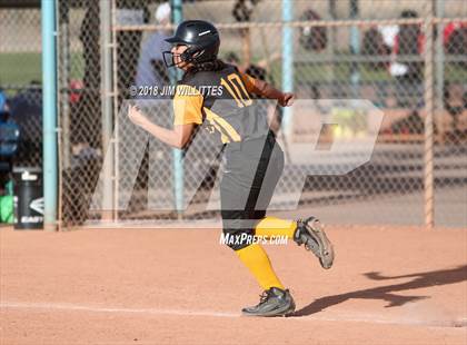 Thumbnail 3 in Arizona Lutheran Academy vs Phoenix Christian (Chandler Prep Softball Classic) photogallery.