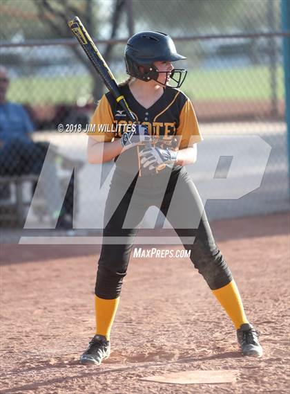 Thumbnail 2 in Arizona Lutheran Academy vs Phoenix Christian (Chandler Prep Softball Classic) photogallery.