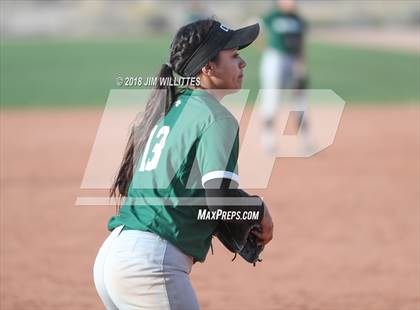 Thumbnail 3 in Arizona Lutheran Academy vs Phoenix Christian (Chandler Prep Softball Classic) photogallery.