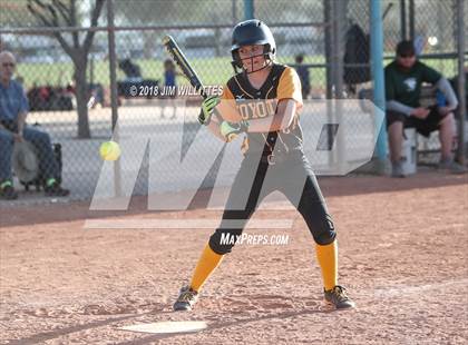 Thumbnail 2 in Arizona Lutheran Academy vs Phoenix Christian (Chandler Prep Softball Classic) photogallery.